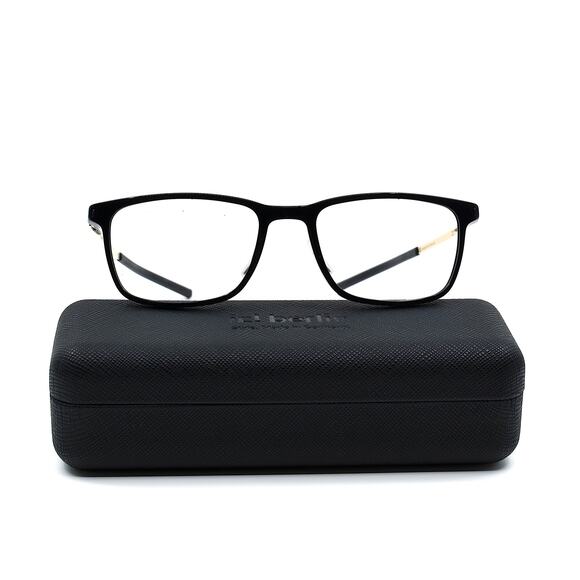 NEW IC! BERLIN AKITO BLACK GOLD AUTHENTIC EYEGLASSES FRAME - Picture 6 of 13